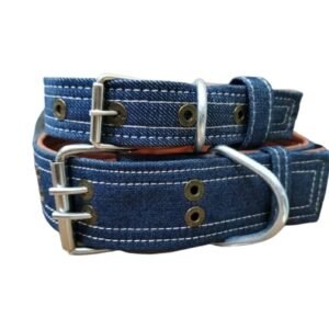 Handcrafted Leather & Cloth Dog Collar – Comfortable, Stylish & Durable
