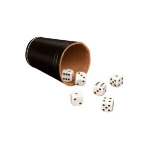 Leather Dice Cup for Board Games & RPGs – Handmade, Durable, and Stylish