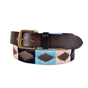 Handmade Leather Polo Belt – Full-Grain, Hand-Stitched, Adjustable