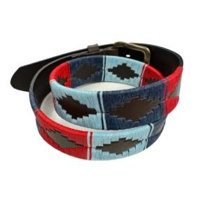 Men’s Leather Polo Belt – Artisan Handcrafted, Durable Metal Buckle
